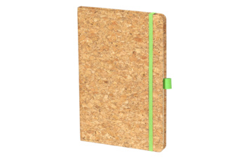 CORK A5, notes a5, svetlo zeleni