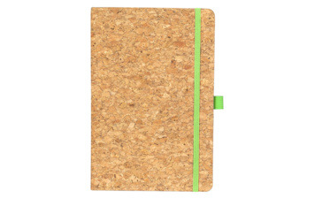 CORK A5, notes a5, svetlo zeleni