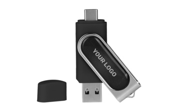 SMART C STICKER, usb flash memorija, crni, 32GB