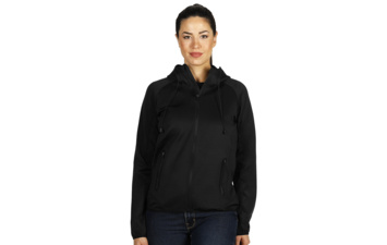 COOPER LADY, ženska dukserica sa kapuljačom, 280 g/m2, crna