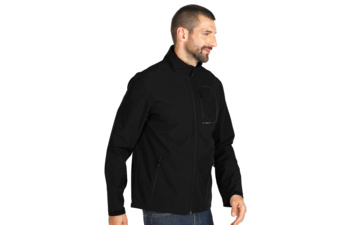 RALLY, softshell jakna, crna