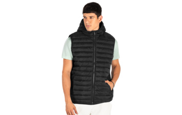 LIBERTY HOOD VEST MEN, prsluk sa kapuljačom, crni