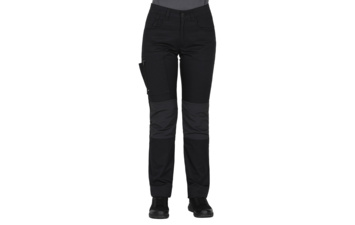 ROVER WOMEN S, ženske servisne radne pantalone sa elastinom, crni