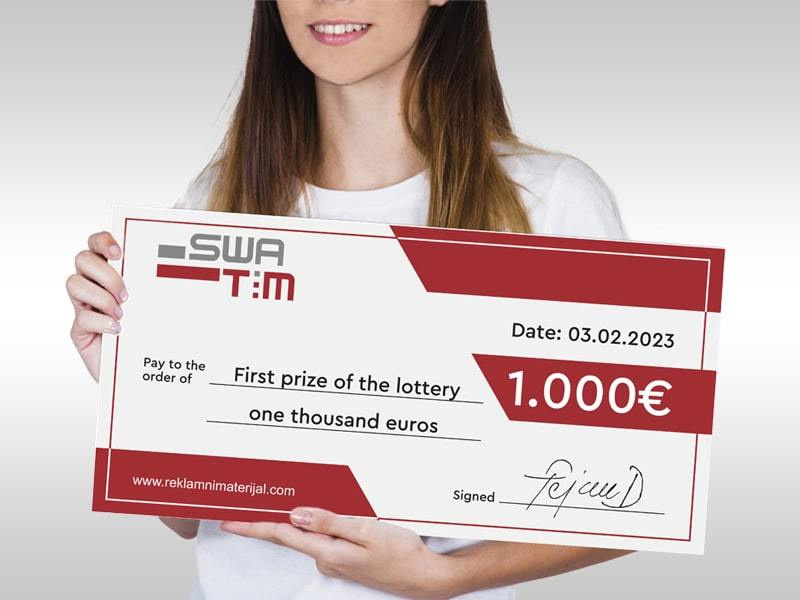 Čekovi za dodelu nagrada