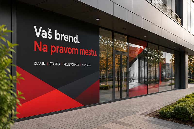 Brendiranje poslovnog prostora, objekta i reklamnih površina