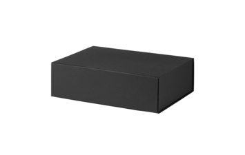 PRESENT, samosklopiva poklon kutija sa mehanizmom, crna