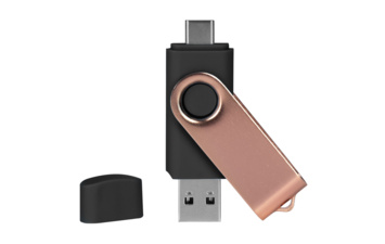 SMART C ROSE GOLD, usb flash memorija, crni, 8GB