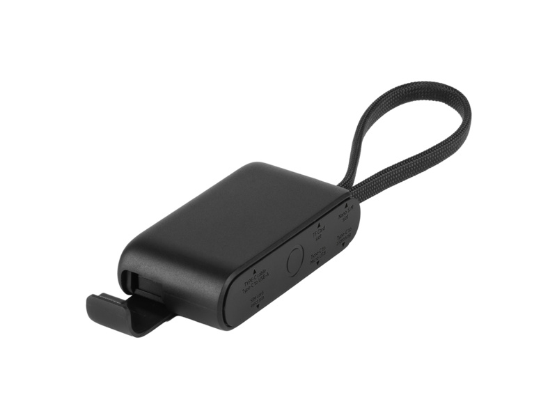 CRUX, plastična kutijica sa usb kablom, adapterima i držačem za mobilne uređaje, 8/1, crna