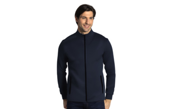 CLARK, dukserica sa visokom kragnom, 280 g/m2, plava