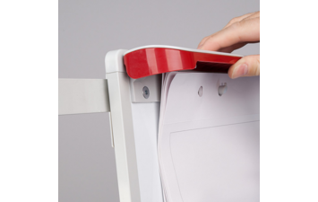 Tabla flipchart 2×3 TF18 RED Mobilechart Pro mobilna sa ramenima 70×100 cm