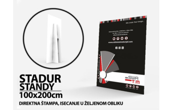 Stadur standy 100x200cm