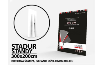 Stadur standy 300x200cm