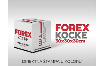 Forex kocke 30x30x30cm