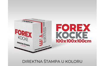 Forex kocke 100x100x100cm
