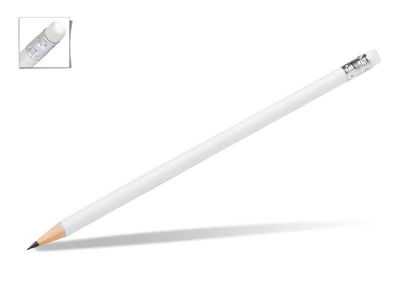 reklamni materijal-drvene olovke-BIANCA PLUS-boja bela