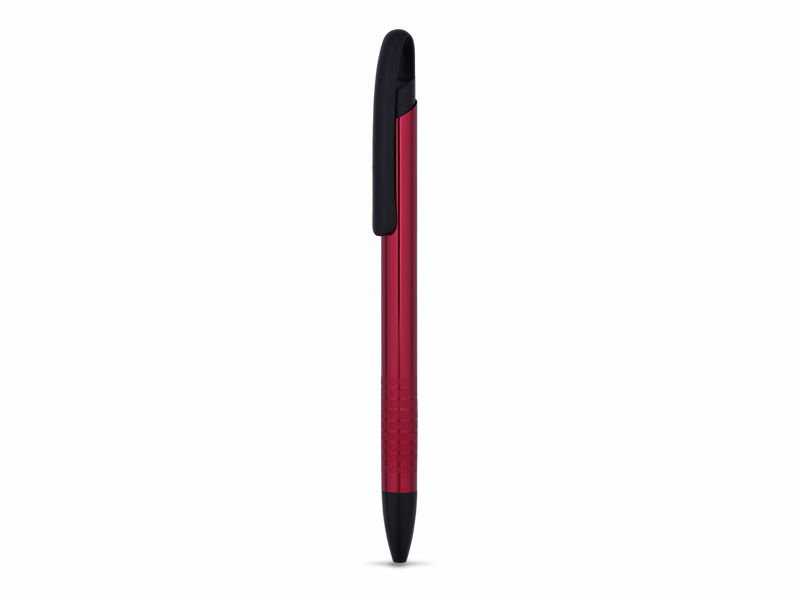 reklamni materijal-reklamne metalne olovke-MANGA-boja crvena