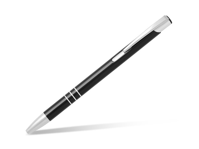 reklamni materijal-metalne olovke-OGGI SLIM-boja crna