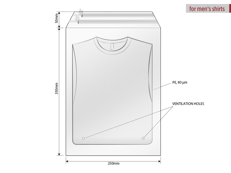reklamni materijal-unisex majice-POLY BAG 25 X 35