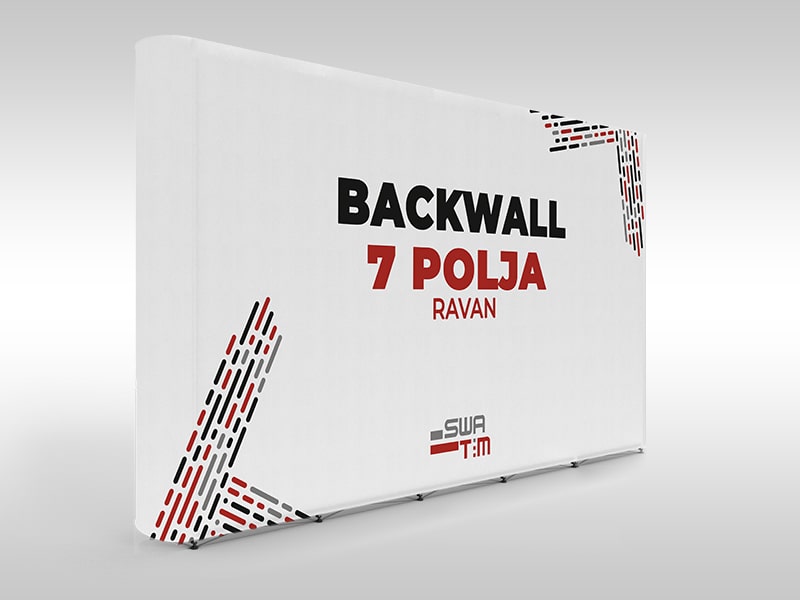 Back Wall foto zid, Press Wall od 7 polja ravni model sa štampom