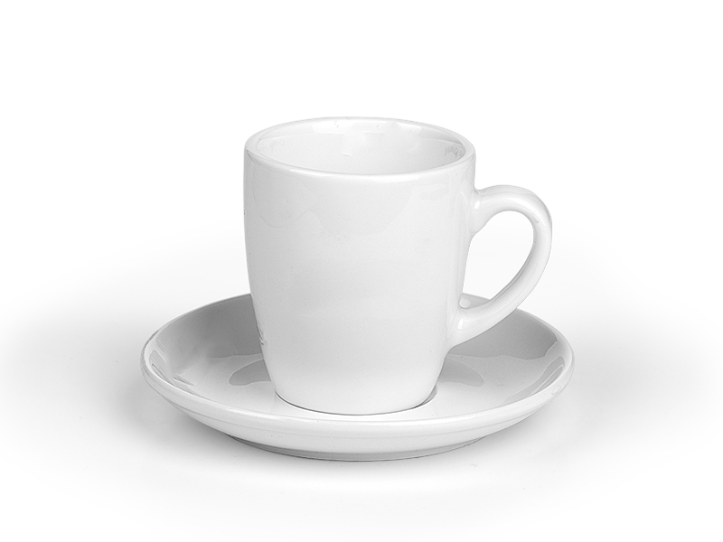 LUNGO Porcelanska šolja i tacna za cappuccino kafu