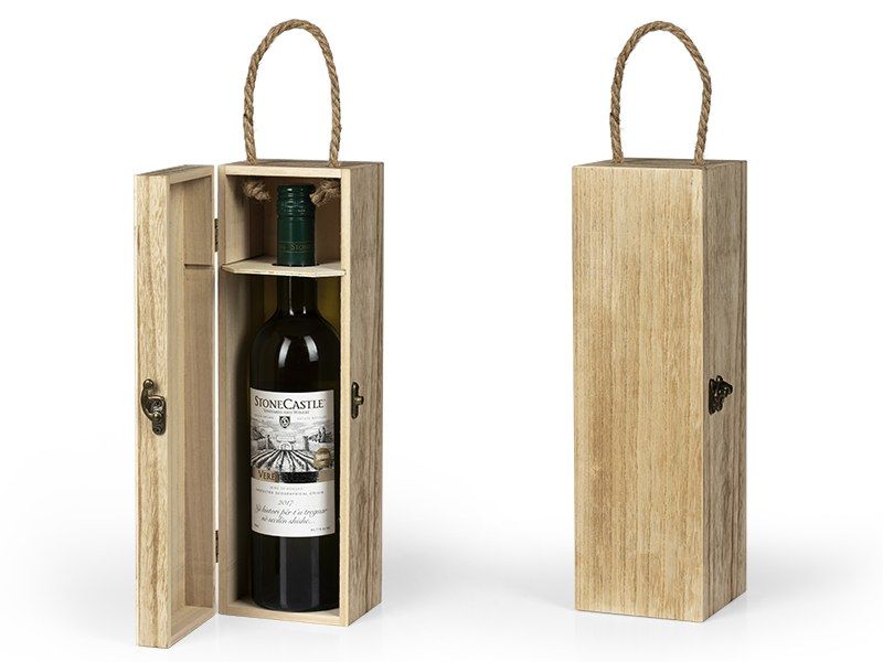 MUSCAT Drvena poklon kutija za flašu