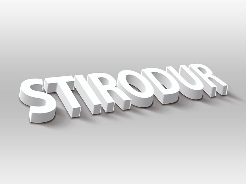 3D slova od stirodura (stiropora)