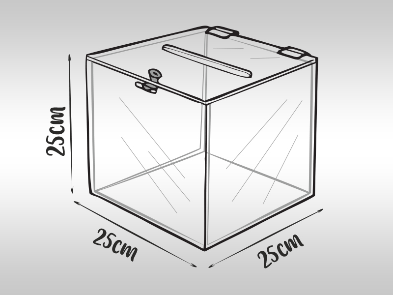 Kutija dimenzije 25x25x25cm
