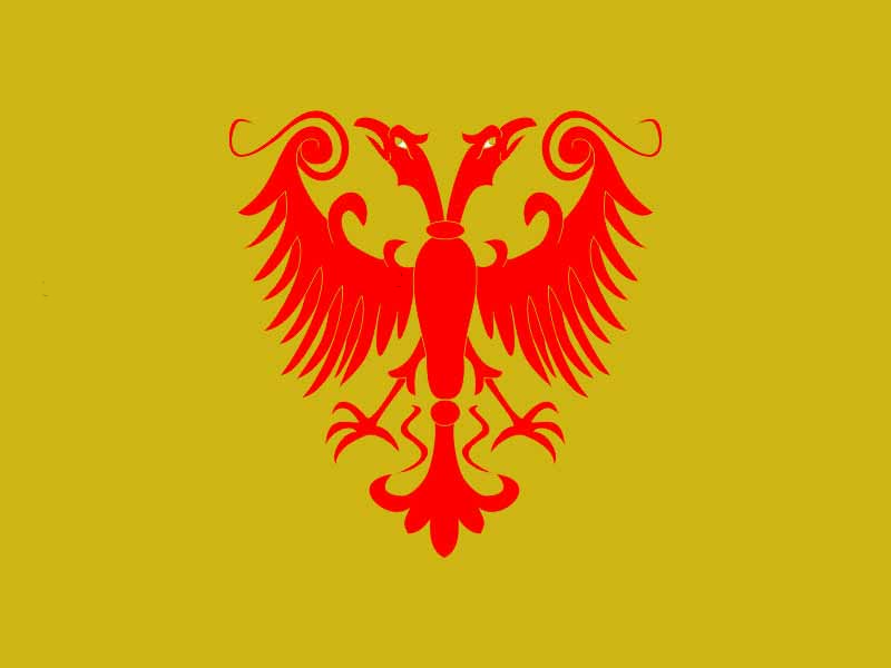 Zastava Nemanjića zlatna