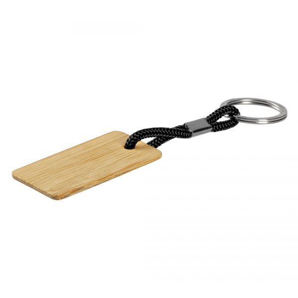 LOG R Drveni privezak za ključeve