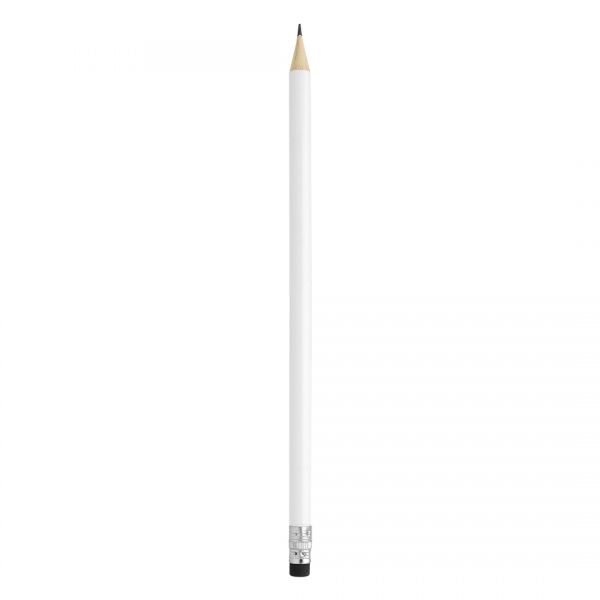 PIGMENT WHITE Drvena olovka HB sa gumicom