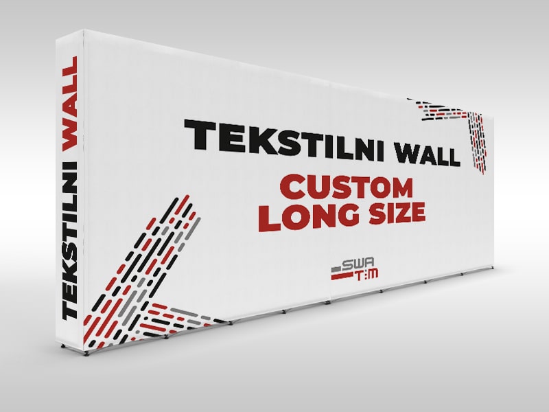 XXL Segmentni tekstilni displej wall sa štampom u XXL formatu