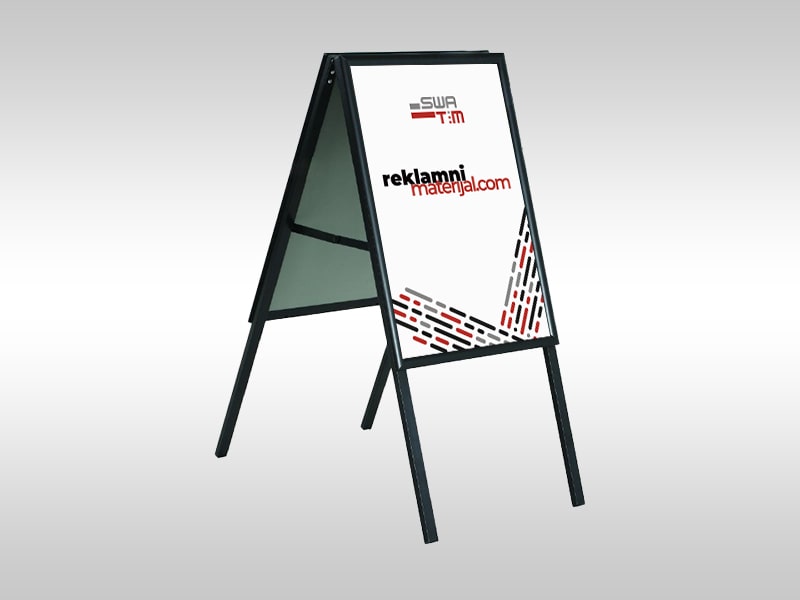 Crna Menu A-tabla – Black A tabla